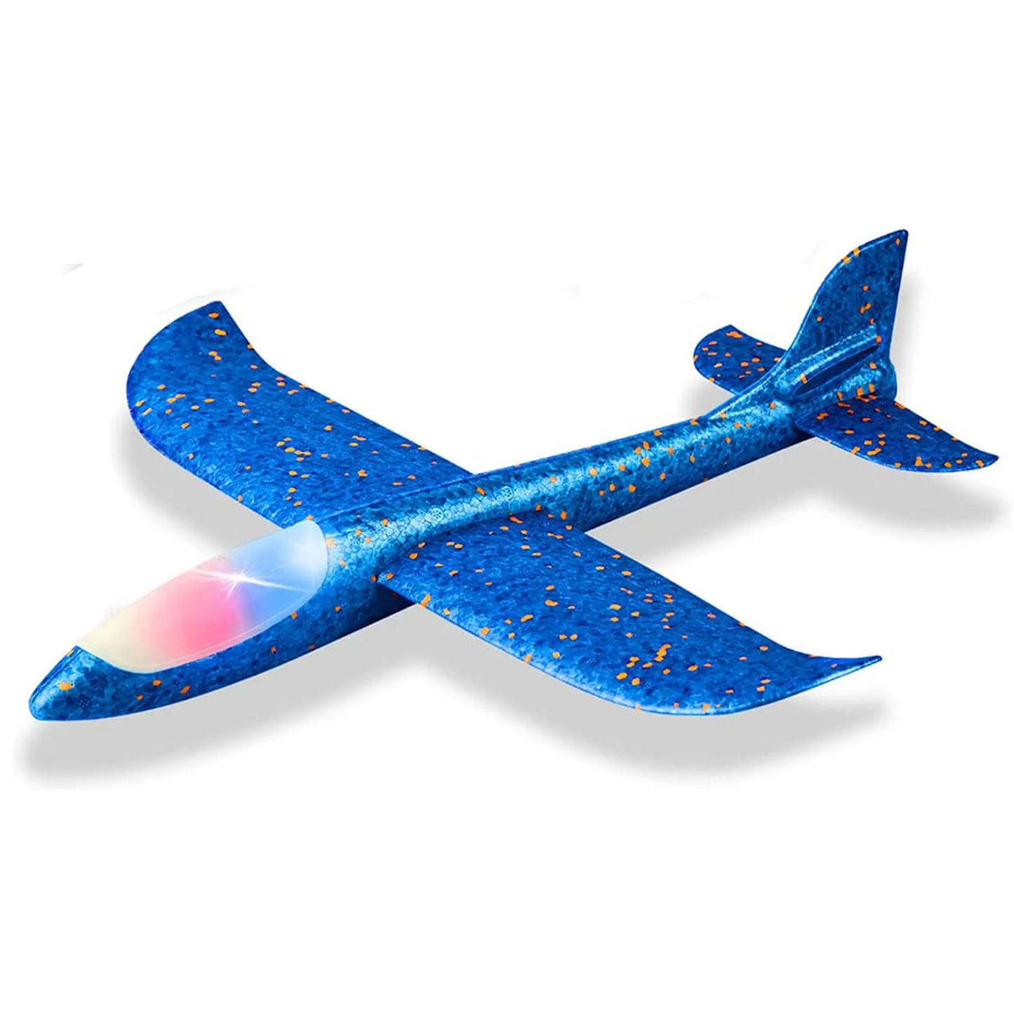 LED Light-Up Foam Glider Airplane Toys, Flying Plane for Kids