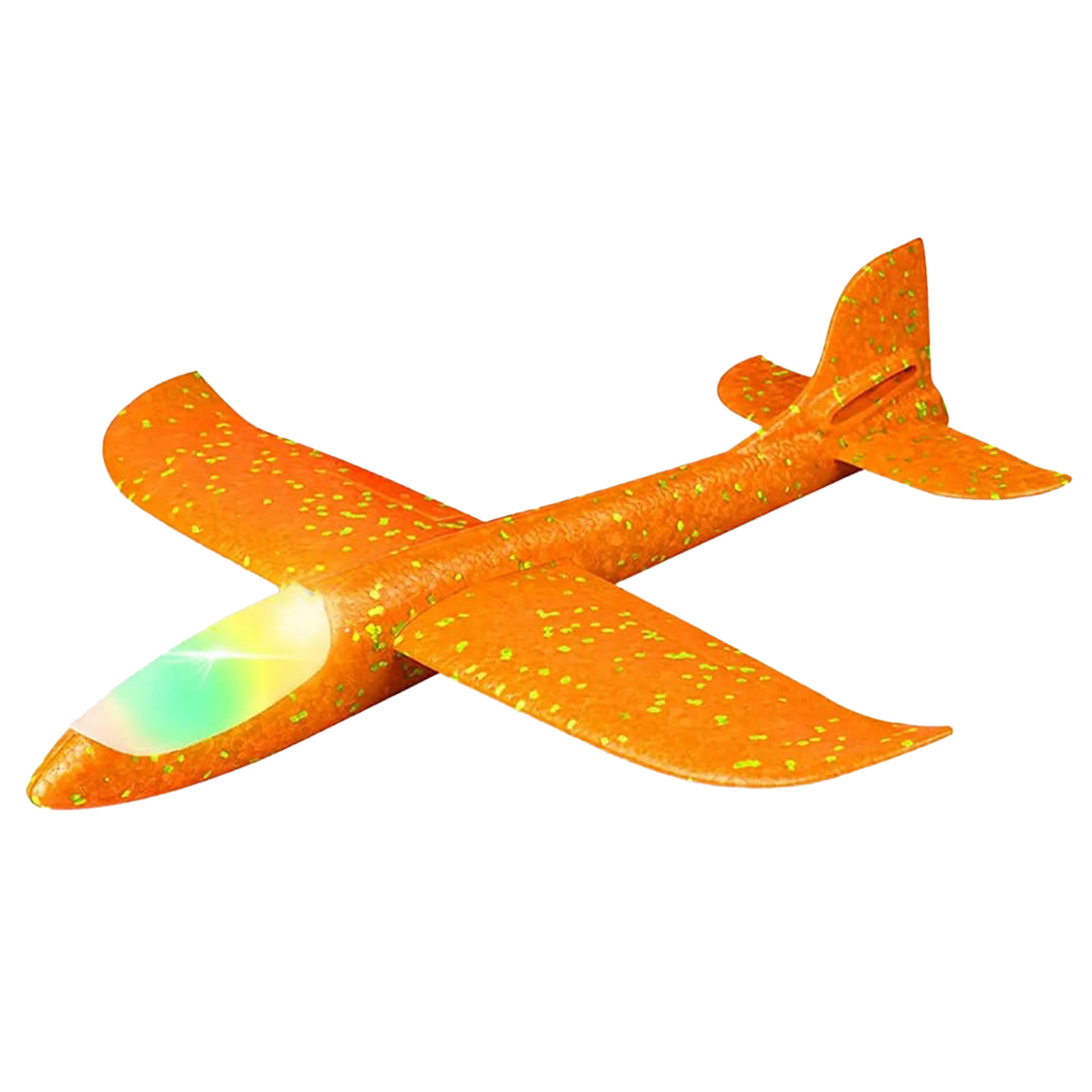 LED Light-Up Foam Glider Airplane Toys, Flying Plane for Kids